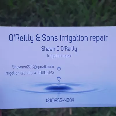 O'Reilly & Sons irrigation repair