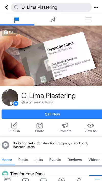 Oswaldo Lima plastering Co.