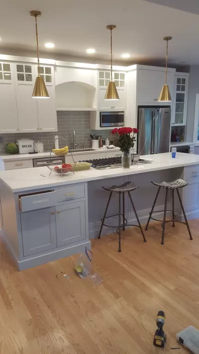 Villa interior cabinets and finish carpentry