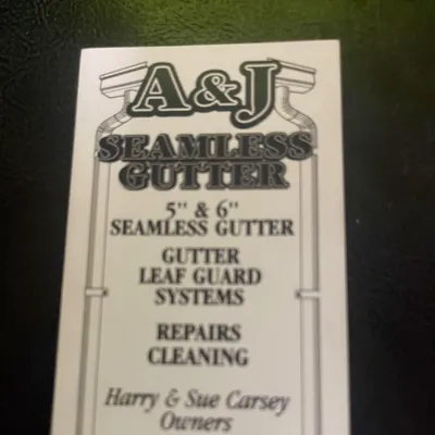 A&j seamless gutter