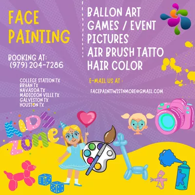 Face Painting Balloon Artist N More