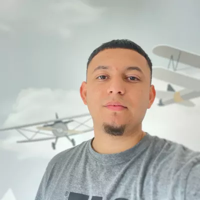 Aguilar’s wallpaper hanging
