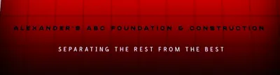 Alexander’s of Texas Foundation and Construction