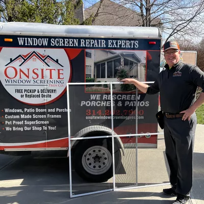 Onsite Window Screening Pros of St Louis