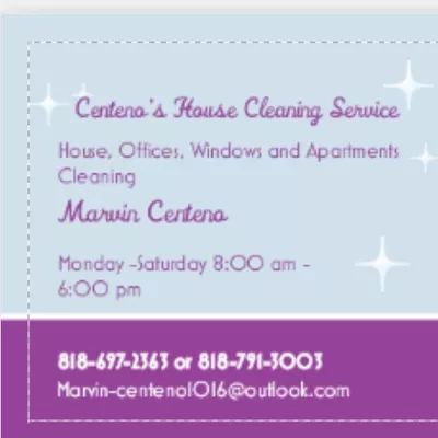 Centeno’s house cleaning service