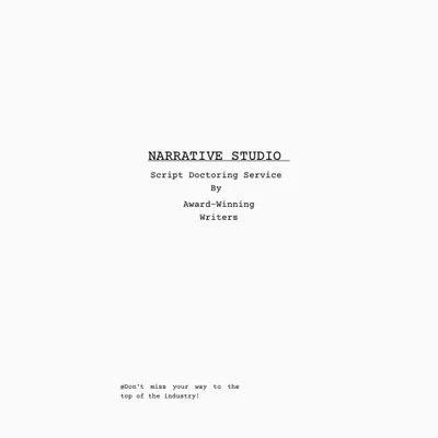 SCRIPT WRITING AND DOCTORING SERVICE