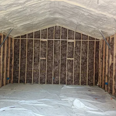 Cam spray foam insulation