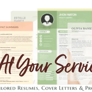 At Your Service! Tailored Resumes