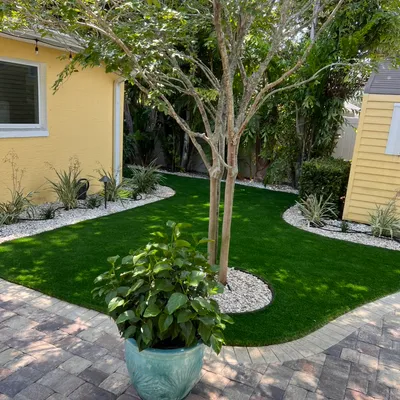 AM sprinklers and sod