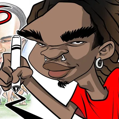 Jays travel Caricature