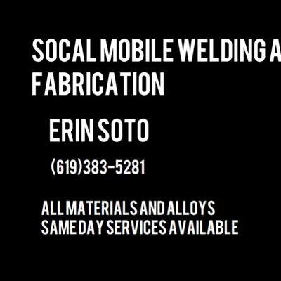 SoCal mobile welding and fabrication