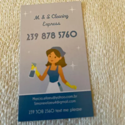 M&S cleaning