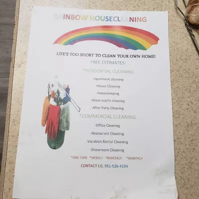 Rainbow housecleaning