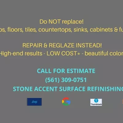Stone Accent Surface Refinishing