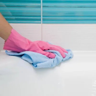Pink Gloves Cleaning