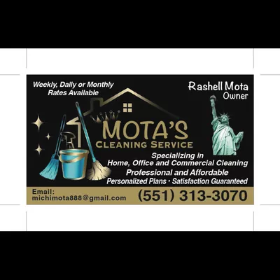 Mota’s Cleaning Service.