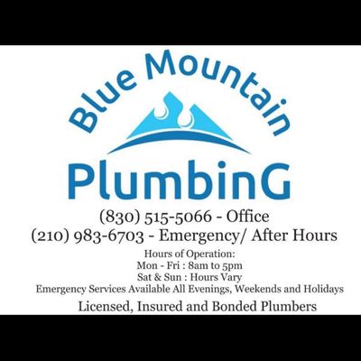 Blue Mountain Plumbing