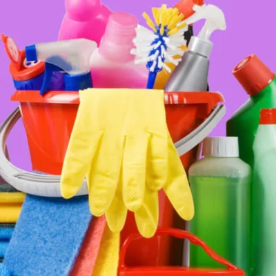 Gabriela cleaning