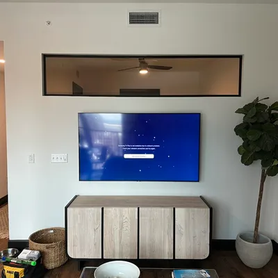 Lava Handyman (TV mounting and Art installation)