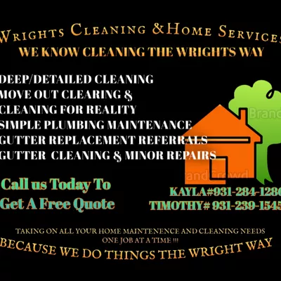 Wrights*Cleaning & Home Services(The Right Way)