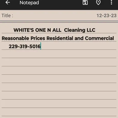 Whites All N ONE LLC