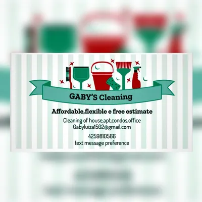 Gaby’s cleaning