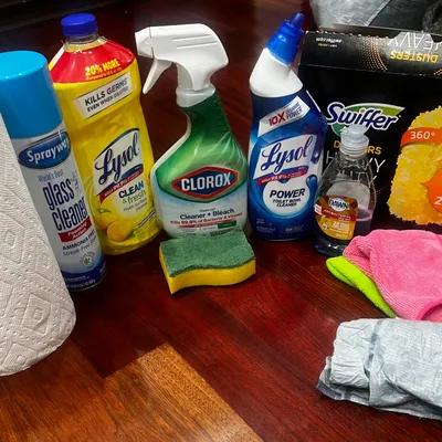 Katherine cleaning