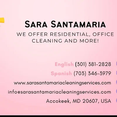 Sara Santamaría cleaning services