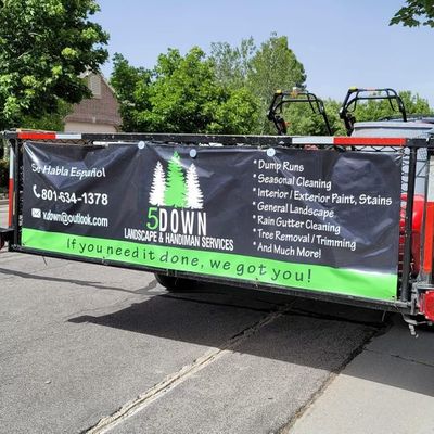 5DOWN Landscape & Handyman services.