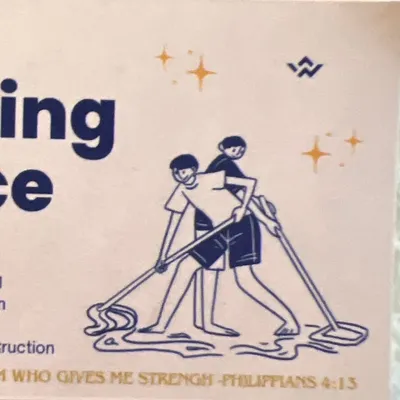 Paula cleaning