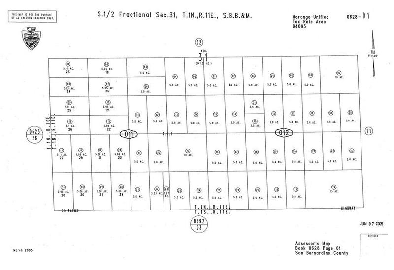Twentynine Palms, San Bernardino County, CA Undeveloped Land, Homesites for sale Property ID: 418830939