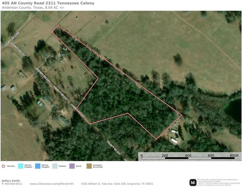 Tennessee Colony, Anderson County, TX Undeveloped Land for sale Property ID: 418481110