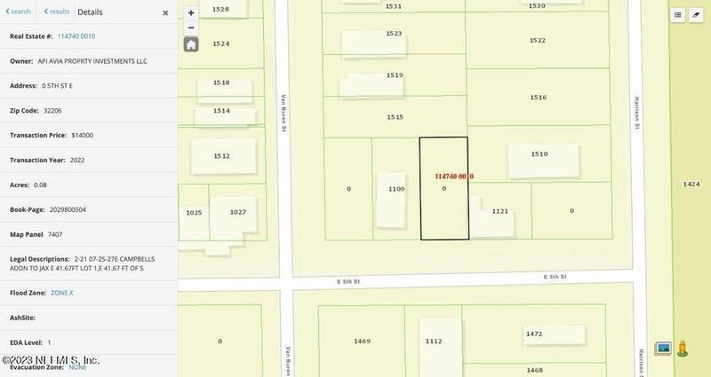Jacksonville, Duval County, FL Undeveloped Land, Homesites for sale Property ID: 418739183