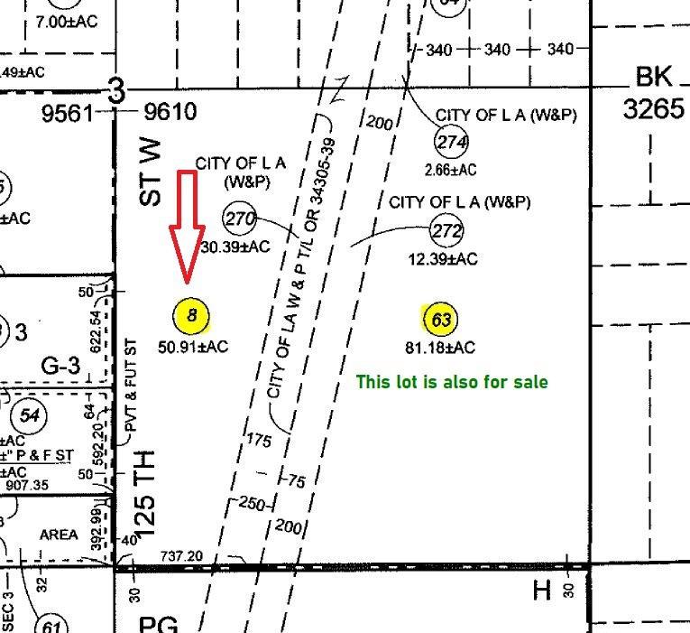 0 Vac/ave H/vic 125 Stw Antelope Acres Ca, Lancaster, CA 93536 for Sale