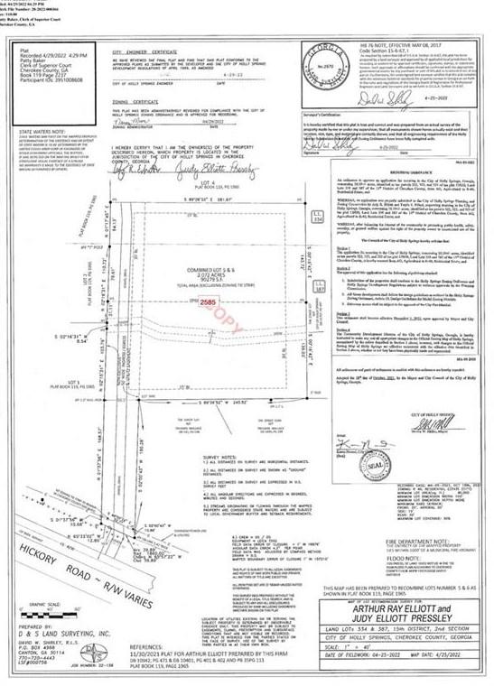 2585 Hickory Rd, Holly Springs, GA 30115 - MLS 7087430 for Sale