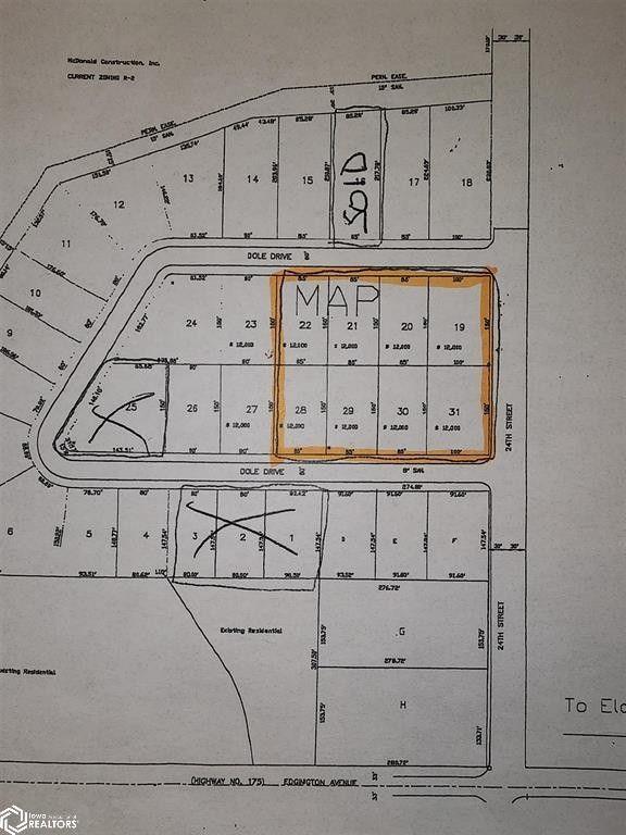 Eldora, Hardin County, IA Undeveloped Land, Homesites for sale Property ID: 418478451
