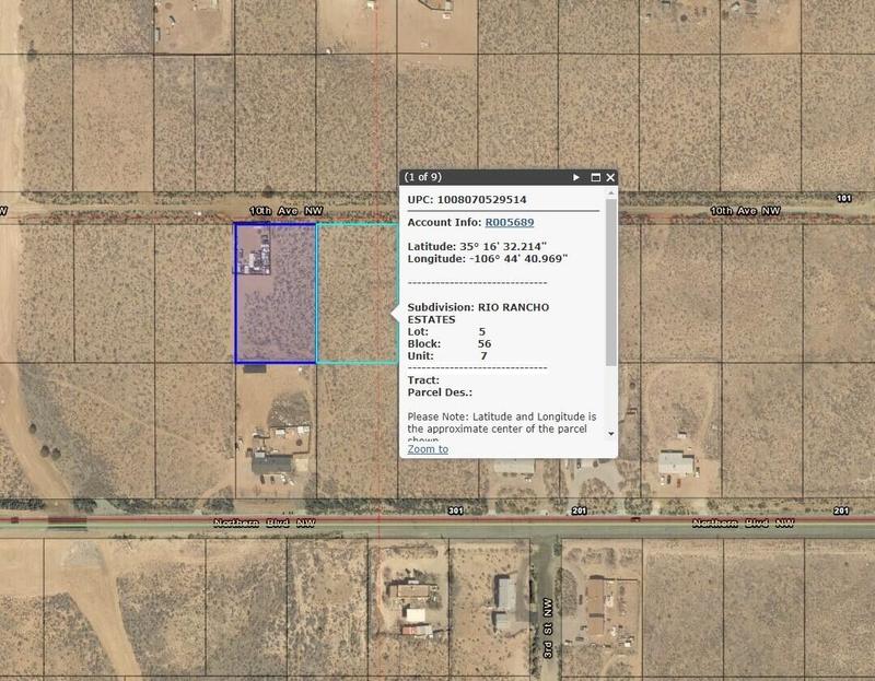 Rio Rancho, Sandoval County, NM Undeveloped Land, Homesites for sale Property ID: 413454738
