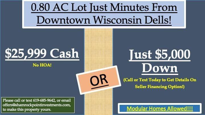 Wisconsin Dells, Columbia County, WI Recreational Property, Undeveloped Land, Homesites for sale Property ID: 416629372