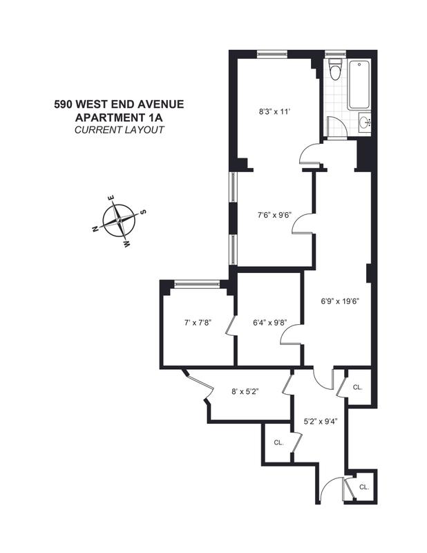 590 West End Avenue, Unit 1A for Sale