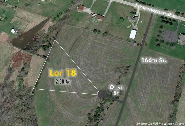 LOT 18 OLIVE CIRCLE, Basehor, KS 66007 Land For Sale  MLS# 2469697