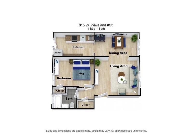 Rental listing in Lakeview, North Side. Contact the landlord or property manager direct about rental.