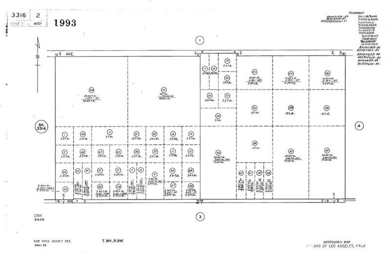 Lancaster, Los Angeles County, CA Undeveloped Land for sale Property ID: 418792734