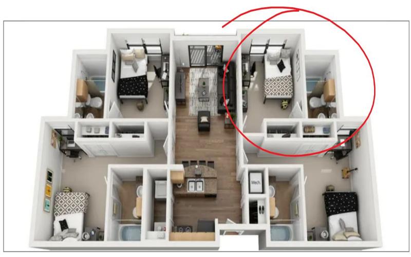 Furnished Huntsville, East TX room for rent in 4 Bedrooms, Apartment for 505 per month. Room ID 4739526