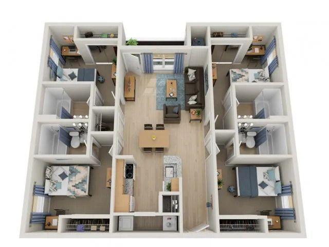 Furnished State College, Centre County room for rent in 4 Bedrooms, Apartment for 600 per month. Room ID 4739059