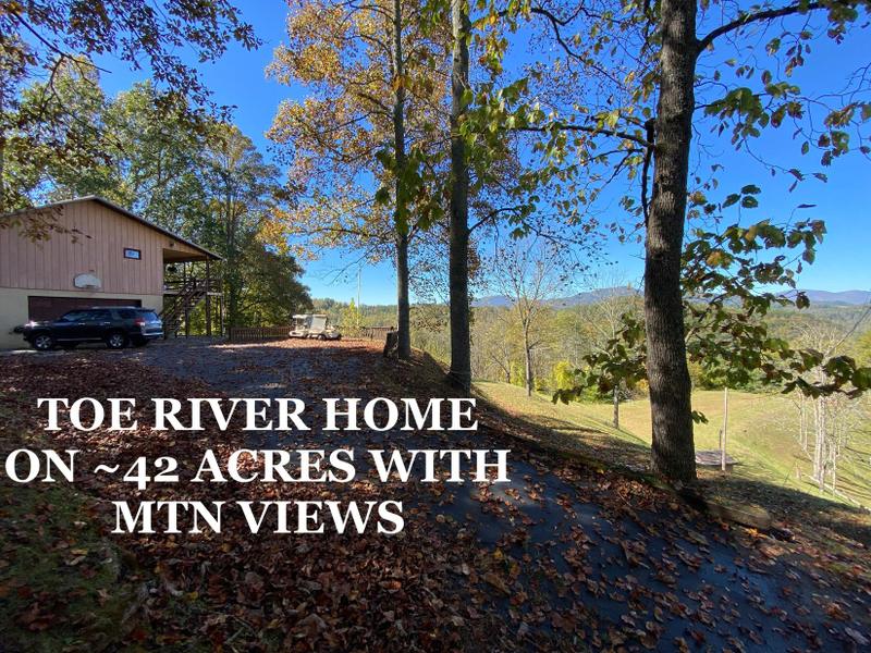Green Mountain, Mitchell County, NC Farms and Ranches, Recreational Property, Riverfront Property, Waterfront Property, House for Sale