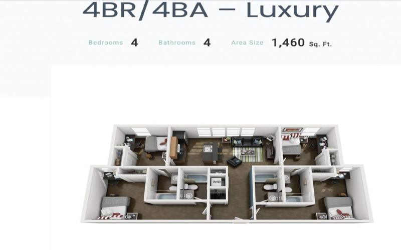 Furnished Midtown, Fulton County room for rent in 4 Bedrooms, Apartment for 929 per month. Room ID 4739247