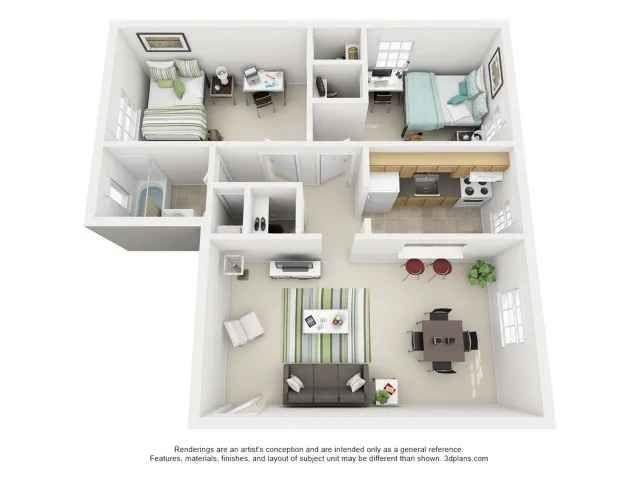 Furnished University District, Columbus room for rent in 2 Bedrooms, Apartment for 370 per month. Room ID 4739267