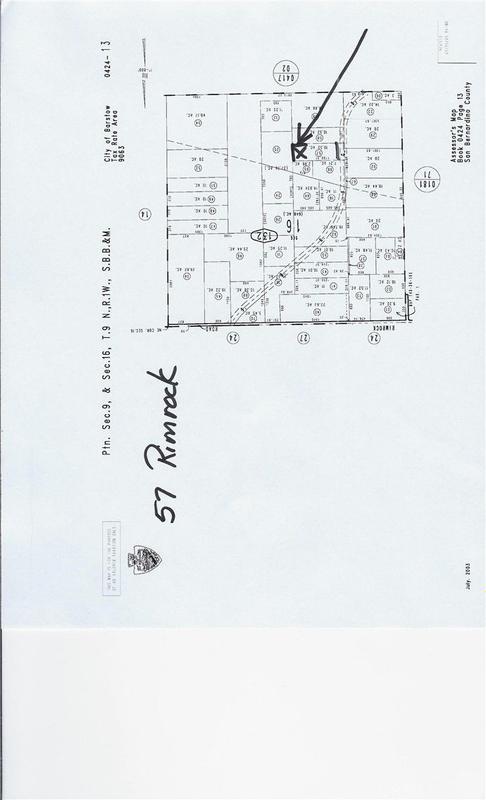 Barstow, San Bernardino County, CA Undeveloped Land for sale Property ID: 417888108