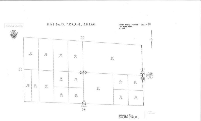 Newberry Springs, San Bernardino County, CA Undeveloped Land for sale Property ID: 417888102