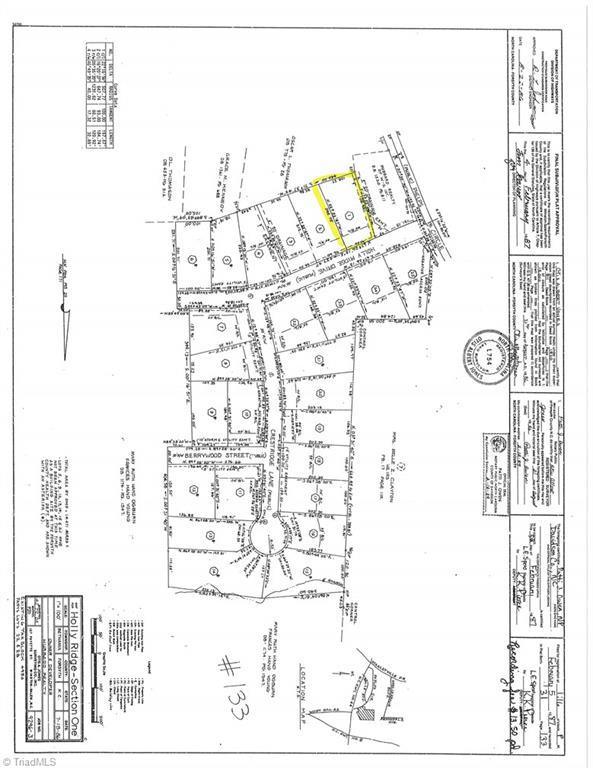 504 HOLLY RIDGE DR, Winston Salem, NC 27105 Land For Sale  MLS# 1087694